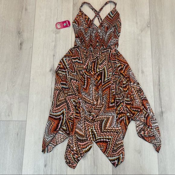 AFTER SIX Handkerchief Spaghetti Strap Dress - Picture 11 of 12